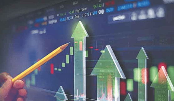PSX Surges with Rs. 274 Billion Deals and 7,696 Points Gain.