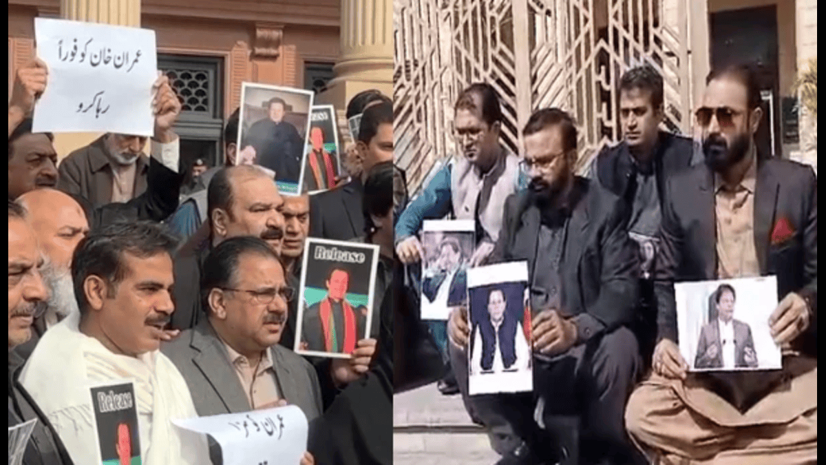 Imran Khan and Bushra Bibi Sentenced: PTI Members Protest Outside Assemblies